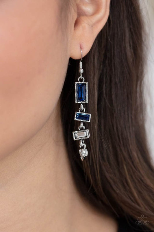 Modern Day Artifact - Blue - Paparazzi Earring Image