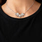 Deluxe Diadem - White - Paparazzi Necklace Image