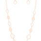 ​Working OVAL-time - Rose Gold - Paparazzi Necklace Image