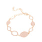 OVAL and Out - Rose Gold - Paparazzi Bracelet Image