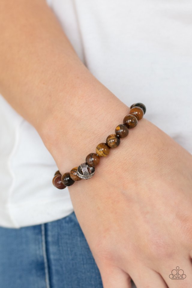 ZEN Commandments - Brown - Paparazzi Bracelet Image