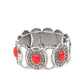 Desert Relic - Red - Paparazzi Bracelet Image