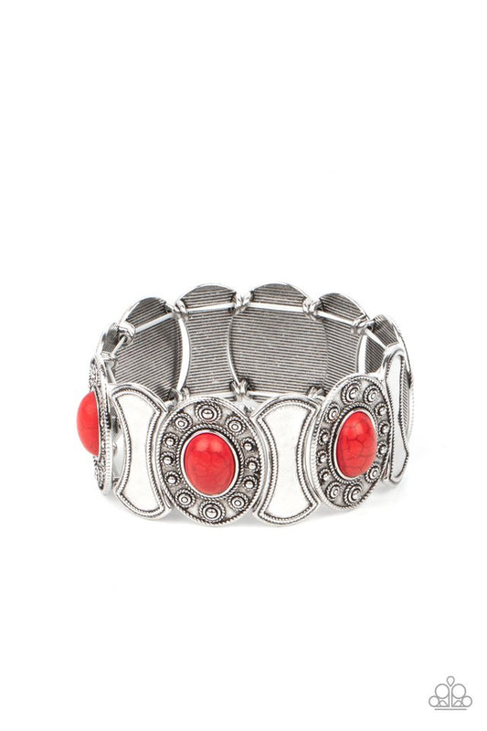 Desert Relic - Red - Paparazzi Bracelet Image