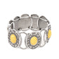 Desert Relic - Yellow - Paparazzi Bracelet Image
