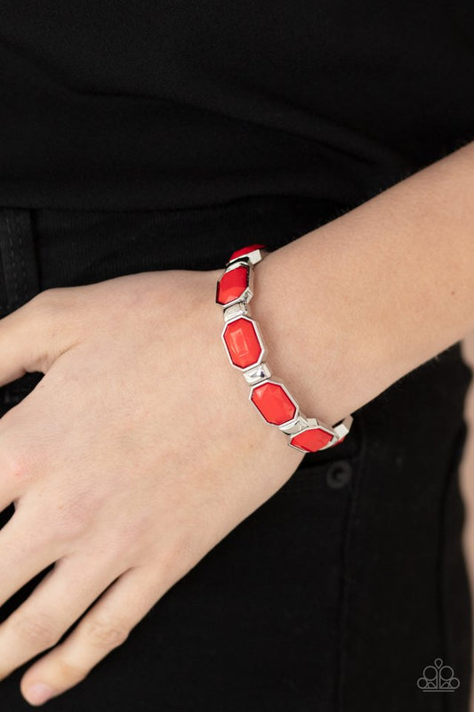 ​Fashion Fable - Red - Paparazzi Bracelet Image