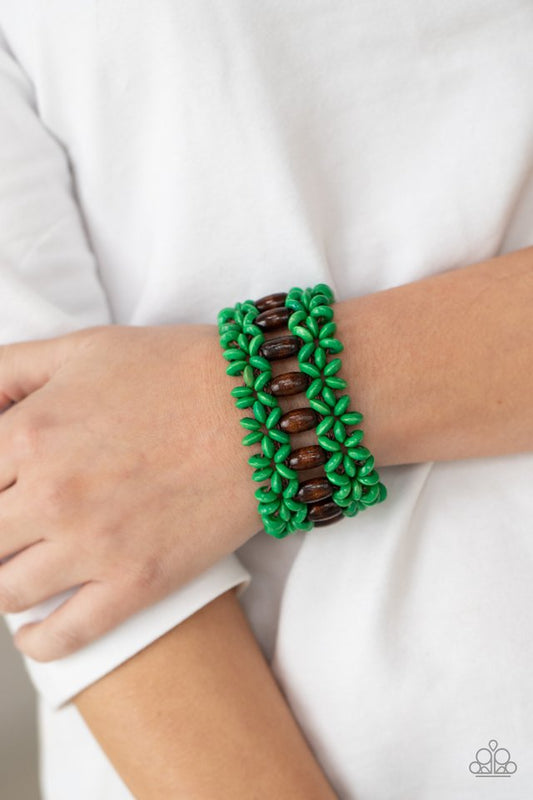 ​Bali Beach Retreat - Green - Paparazzi Bracelet Image