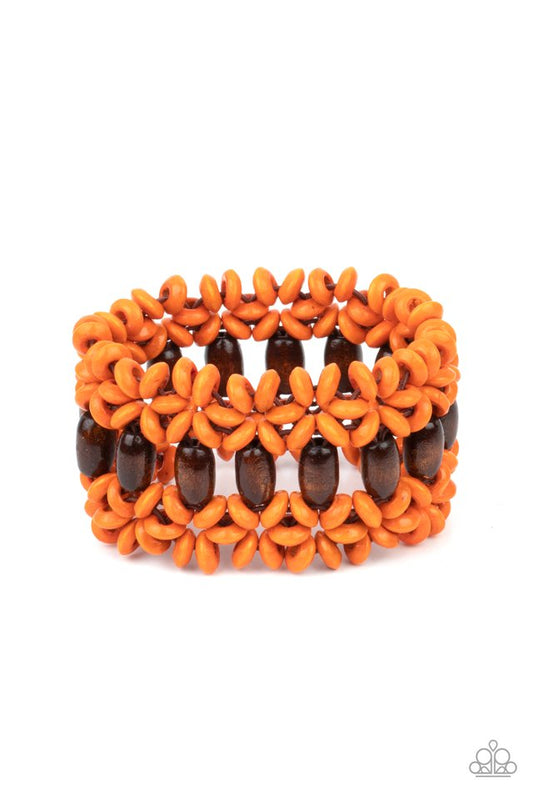 Bali Beach Retreat - Orange - Paparazzi Bracelet Image