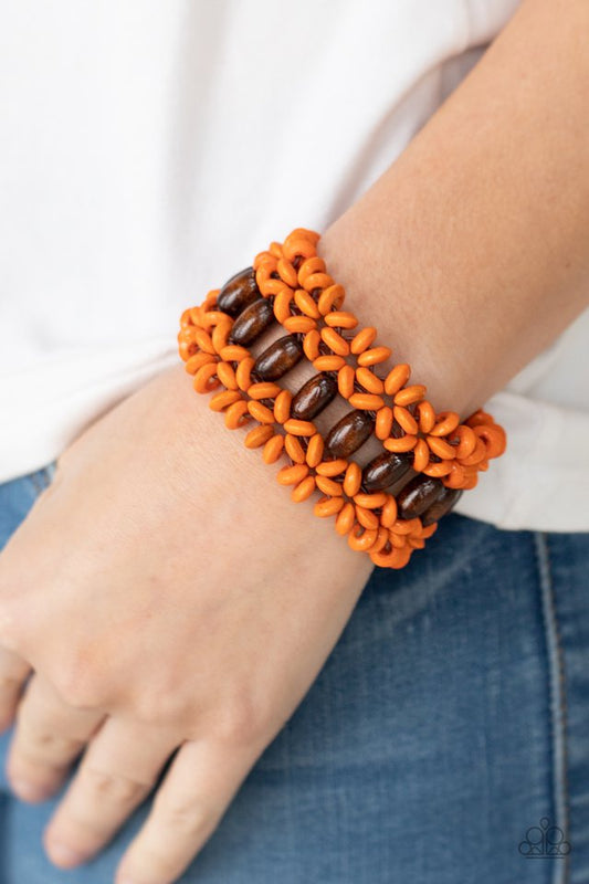 Bali Beach Retreat - Orange - Paparazzi Bracelet Image