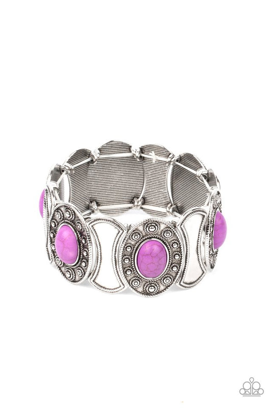 Desert Relic - Purple - Paparazzi Bracelet Image