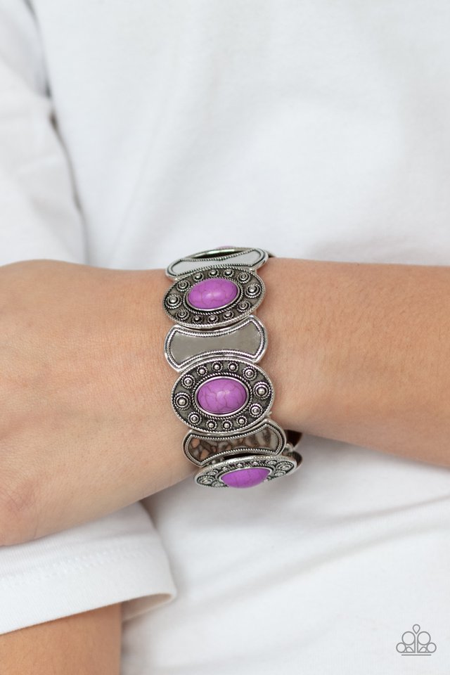 Desert Relic - Purple - Paparazzi Bracelet Image