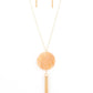 ​Up FAUX Grabs - Orange - Paparazzi Necklace Image