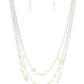 Let The Record GLOW - Green - Paparazzi Necklace Image