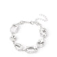 Cosmic Treasure Chest - White - Paparazzi Bracelet Image