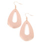 Hand It OVAL! - Rose Gold - Paparazzi Earring Image