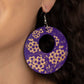 Galapagos Garden Party - Purple - Paparazzi Earring Image
