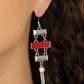 Mind, Body, and SEOUL - Red - Paparazzi Earring Image