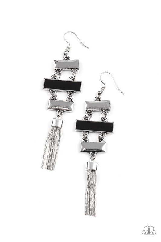 Mind, Body, and SEOUL - Black - Paparazzi Earring Image