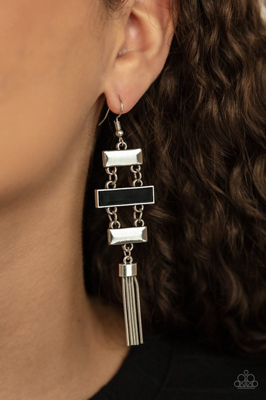 Mind, Body, and SEOUL - Black - Paparazzi Earring Image