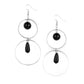 Cultured in Couture - Black - Paparazzi Earring Image