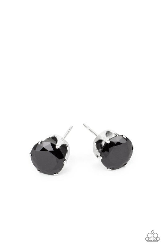 Modest Motivation - Black - Paparazzi Earring Image