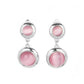 Subtle Smolder - Pink - Paparazzi Earring Image