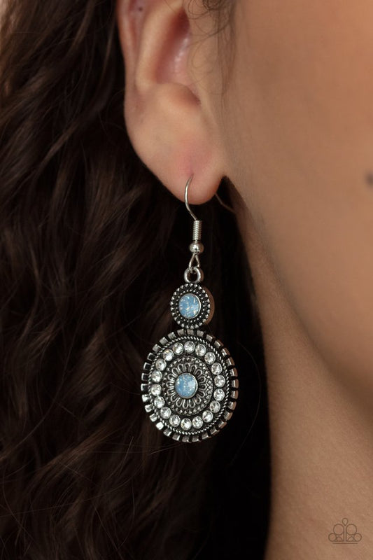 Opulent Outreach - Blue​ - Paparazzi Earring Image