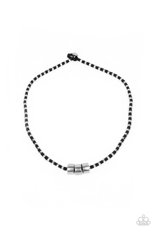 ​Pull The Ripcord - Black - Paparazzi Necklace Image