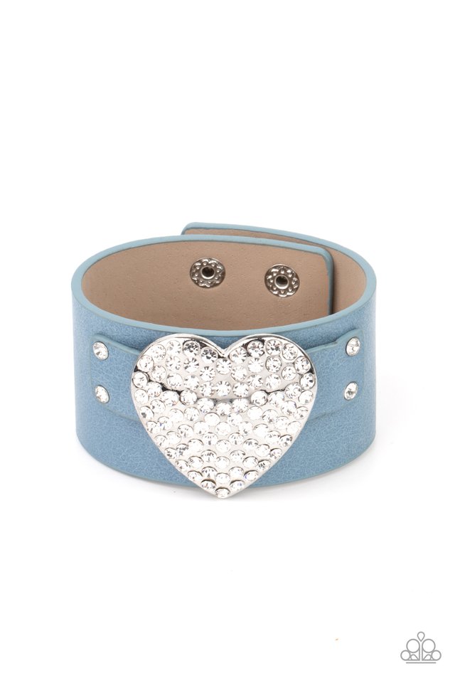Flauntable Flirt - Blue - Paparazzi Bracelet Image