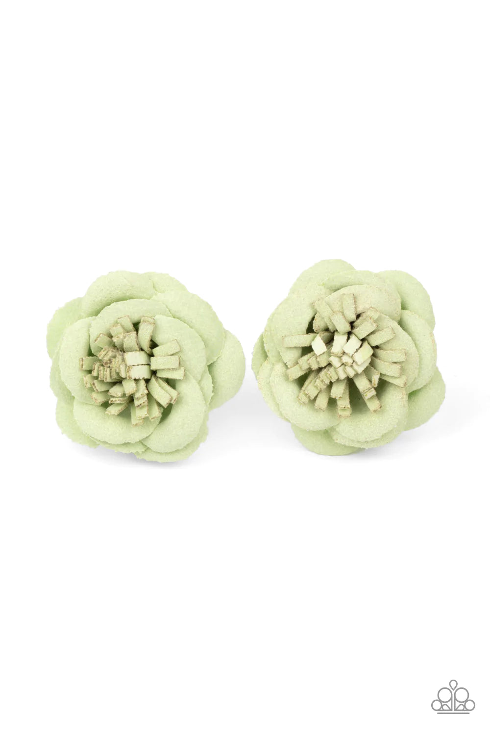 Paparazzi Hair Accessories ~ Rosy Posy - Green