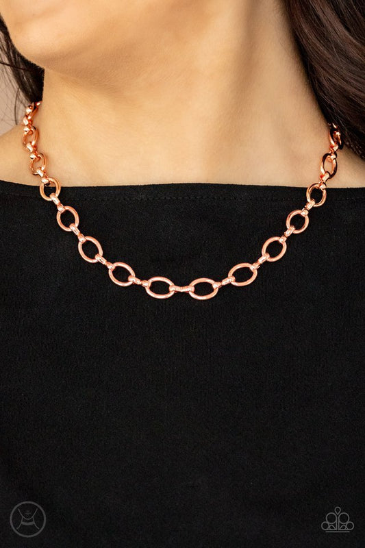 Craveable Couture - Copper - Paparazzi Necklace Image