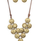 Token Treasure - Brass - Paparazzi Necklace Image