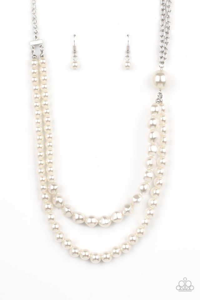 Remarkable Radiance - White - Paparazzi Necklace Image