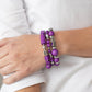 Perfectly Prismatic - Purple - Paparazzi Bracelet Image