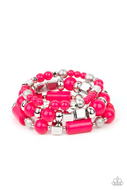 Perfectly Prismatic - Pink - Paparazzi Bracelet Image