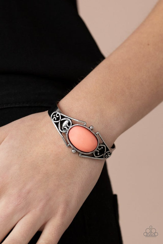 ​Springtime Trendsetter - Orange - Paparazzi Bracelet Image