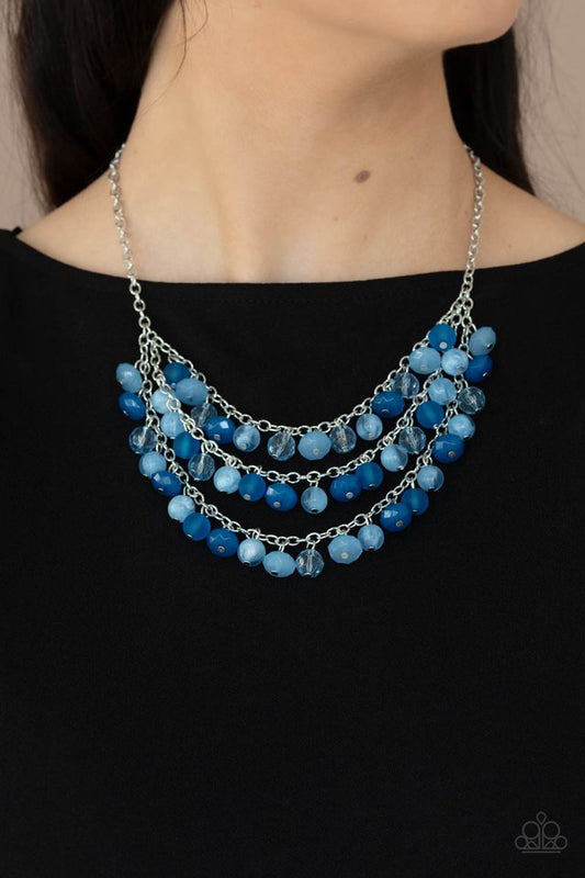 ​Fairytale Timelessness - Blue - Paparazzi Necklace Image