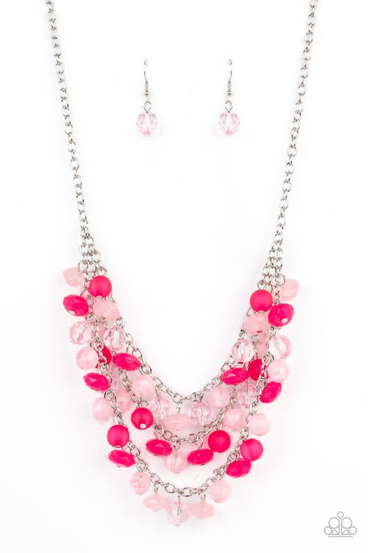 Fairytale Timelessness - Pink - Paparazzi Necklace Image