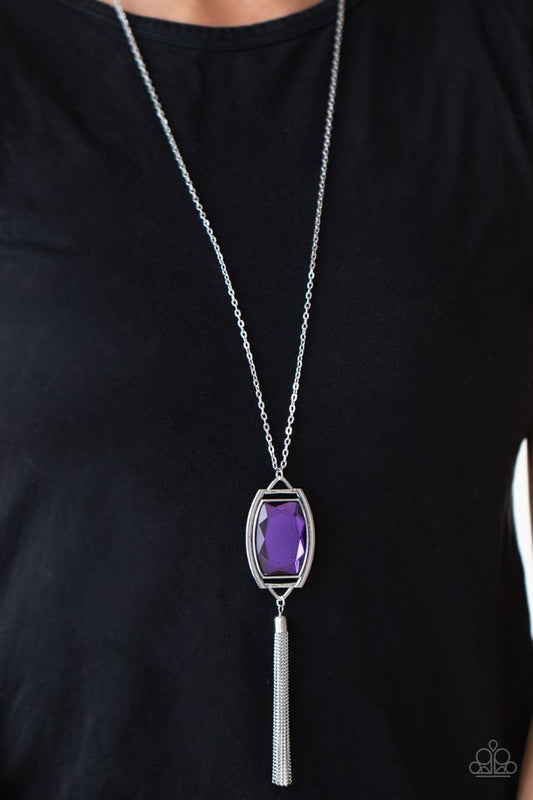 Timeless Talisman - Purple - Paparazzi Necklace Image