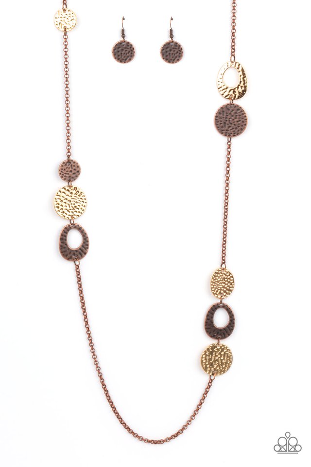 Gallery Guru - Copper - Paparazzi Necklace Image
