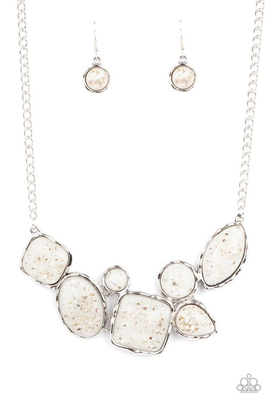 So Jelly - White - Paparazzi Necklace Image