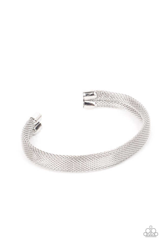 Ready, Willing, and CABLE - Silver - Paparazzi Bracelet Image