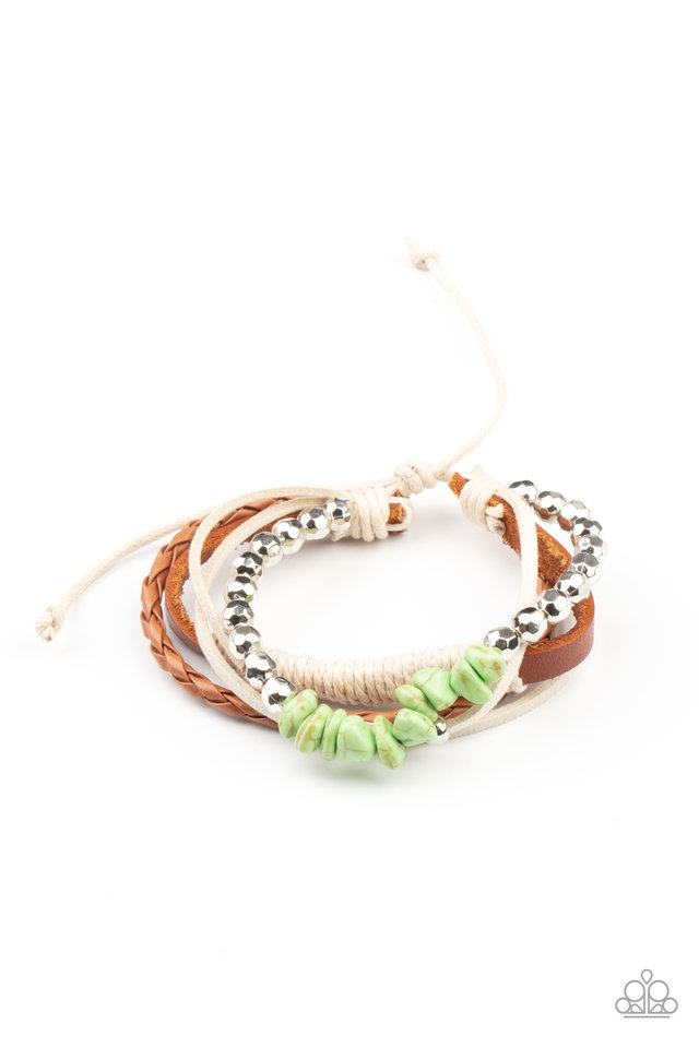 Keep At ROAM Temperature - Green - Paparazzi Bracelet Image