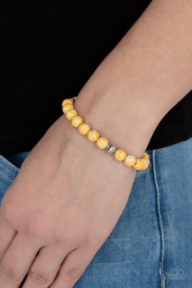 Awakened - Yellow - Paparazzi Bracelet Image