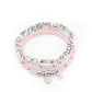Glacial Glimmer - Pink - Paparazzi Bracelet Image