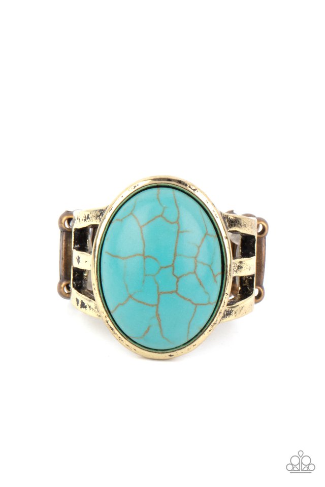 ​Divine Deserts - Brass - Paparazzi Ring Image