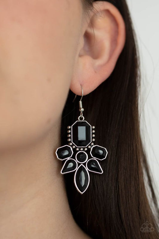 ​Vacay Vixen - Black - Paparazzi Earring Image