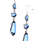 Sophisticated Smolder - Blue - Paparazzi Earring Image