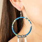 Garden Chimes - Blue - Paparazzi Earring Image