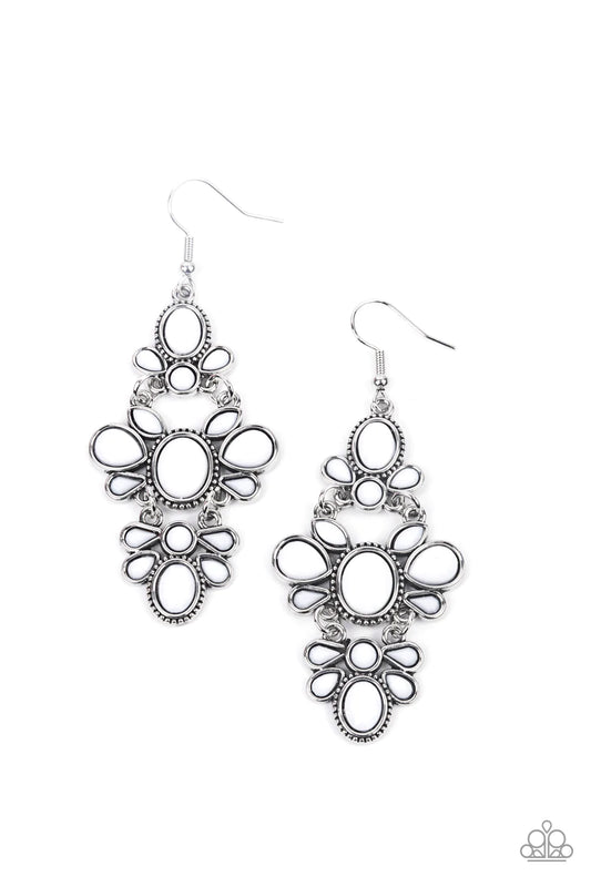 Paparazzi Earring ~ VACAY The Premises - White