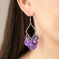 Pomp And Circumstance - Purple - Paparazzi Earring Image